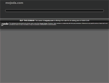 Tablet Screenshot of mojoda.com